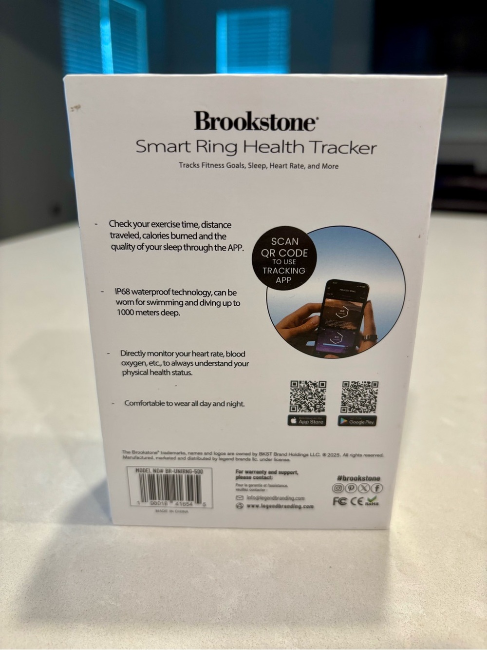 Brookstone smart ring health tracker - Picture 4 of 4